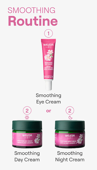 smoothing night cream med wild rose amp vitt te - weleda